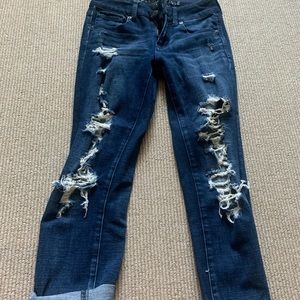 American eagle cropped jeans
